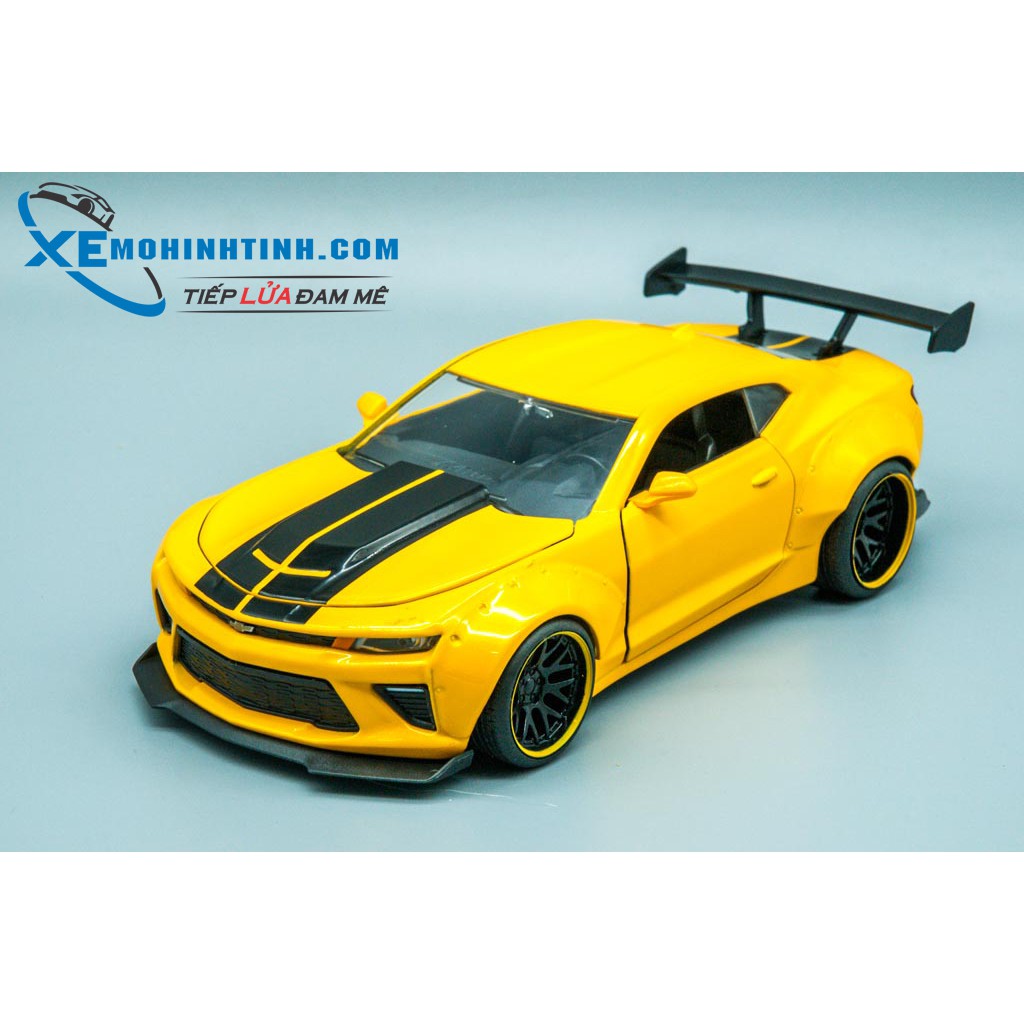 Xe Mô Hình Chevy 2016 Camaro Ss Widebody Gt Wing 1:24 Jada Toys (Vàng)