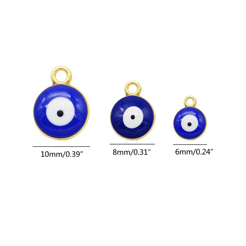 Set 10 Mặt Dây Chuyền Hợp Kim Hình Mắt Quỷ Độc Đáo