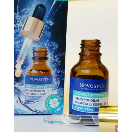 Serum Novosvit Xanh Với Collagen Đậm Đặc Và Hyaluron Siêu Chống Lão Hóa Mềm Mịn Da