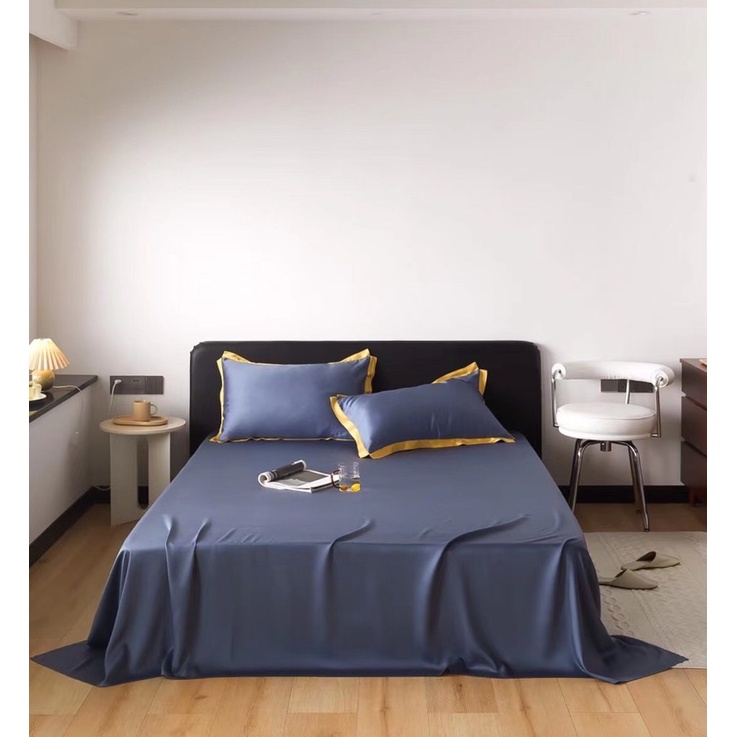 Set ga tencel 80s cao cấp viền [có bán lẻ ga và gối ]