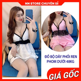 ĐỒ BỘ PHI BÓNG PHỐI REN DBPBQN408 ⚡ẢNH THẬT⚡ ĐỒ BỘ NGỦ SEXY ⚡ ĐỒ BỘ NỮ ⚡ ĐỒ BỘ MẶC NHÀ ⚡ BỘ PHI BÓNG QUẦN NGẮN