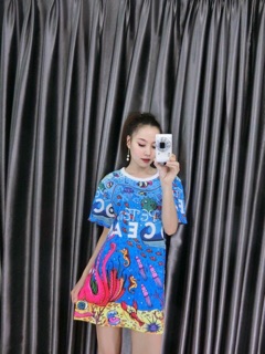 Đầm suông 3D