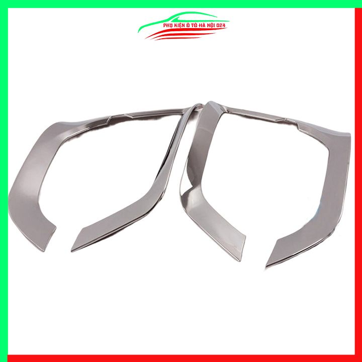 Ốp viền đèn gầm trước Tucson 2019-2021 mạ Crom chống trầy trang trí làm đẹp xe