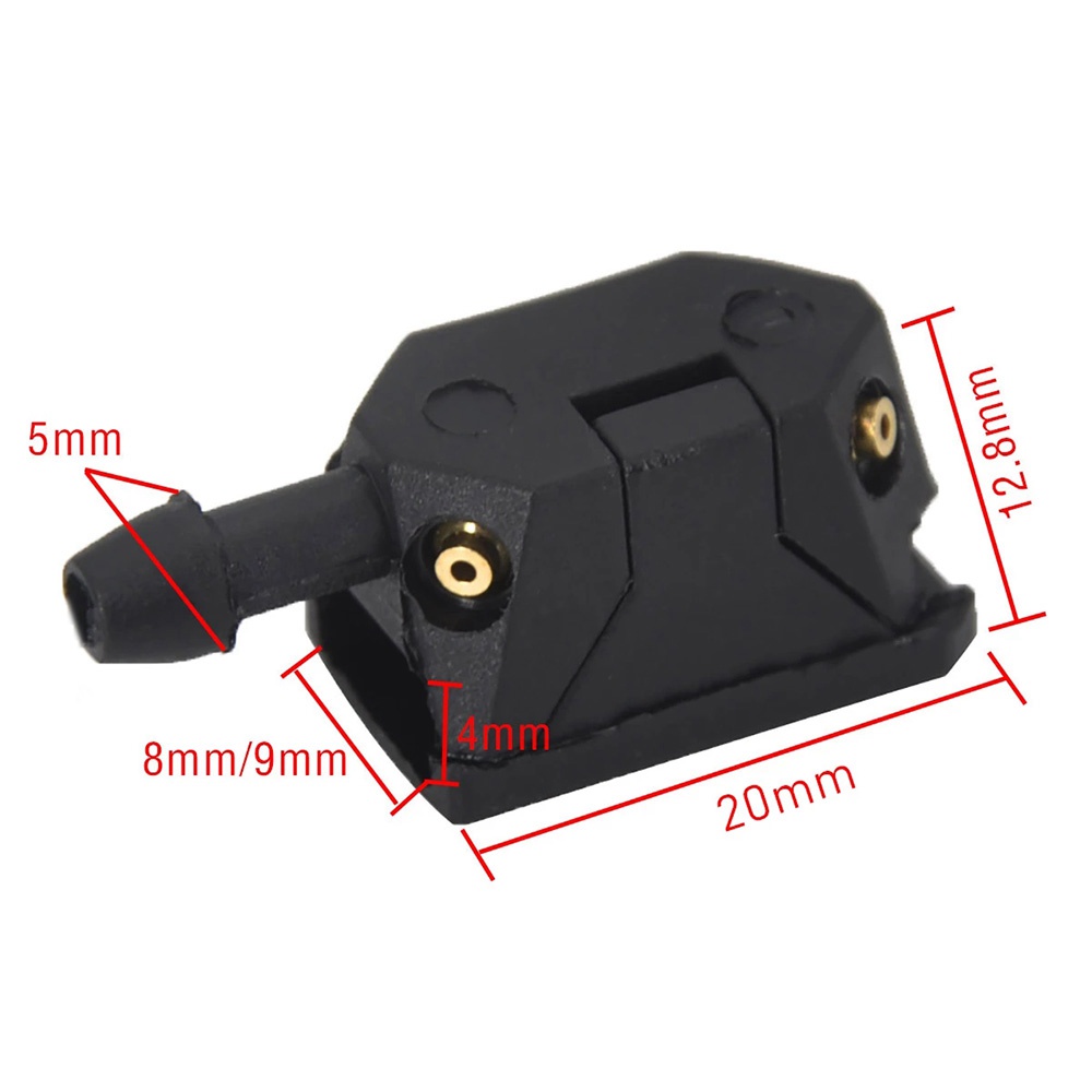 Vòi Phun Vệ Sinh Kính Chắn Gió Xe Hơi Kèm Ống Nối Dành Cho Xe Tải DAF XF 105 95 Xf105 Xf95 95XF