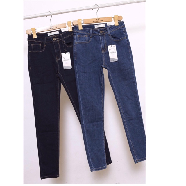 Quần bò nữ , quần Jean nữ Skinny VNXK chỉ nổi ( ảnh thật)