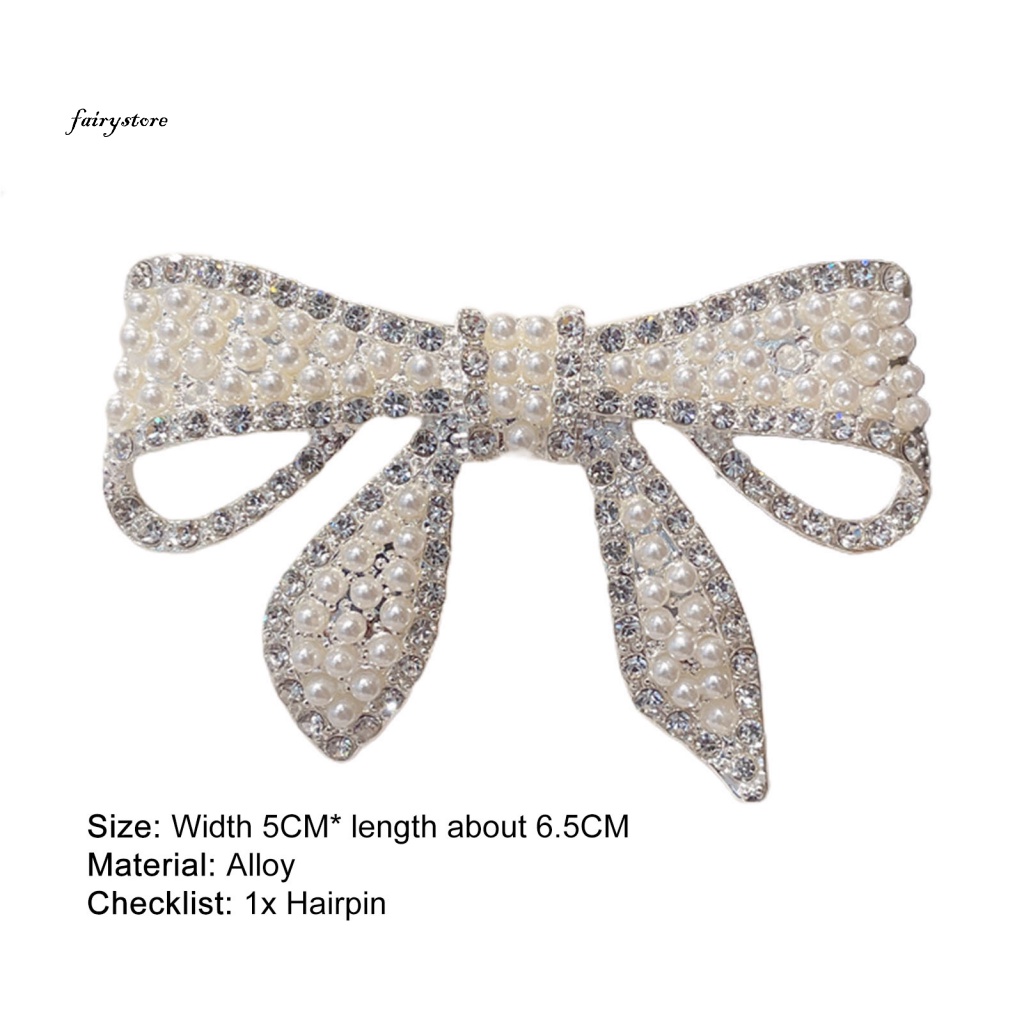 Fairystore| Kẹp Tóc Càng Cua Đính Đá Lấp Lánh