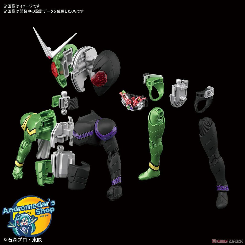 [Bandai] Mô hình lắp ráp Figure-rise Standard Kamen Rider Double Cyclone Joker (Plastic model)