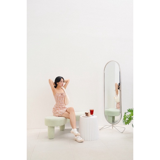 Váy 2 dây nơ ngực Naked By V - Mandarine Dress