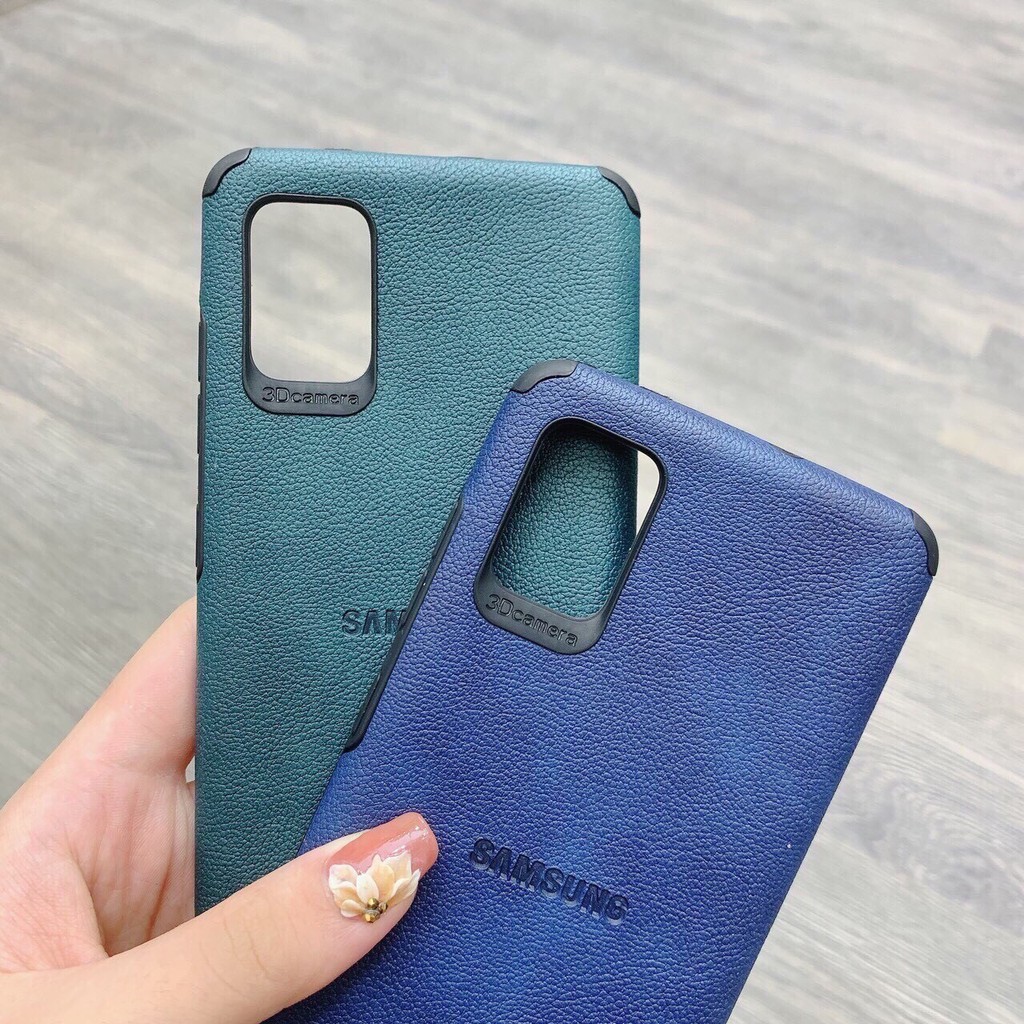 Ốp da logo samsung bảo vệ camera chống sock mẫu mới nhấ