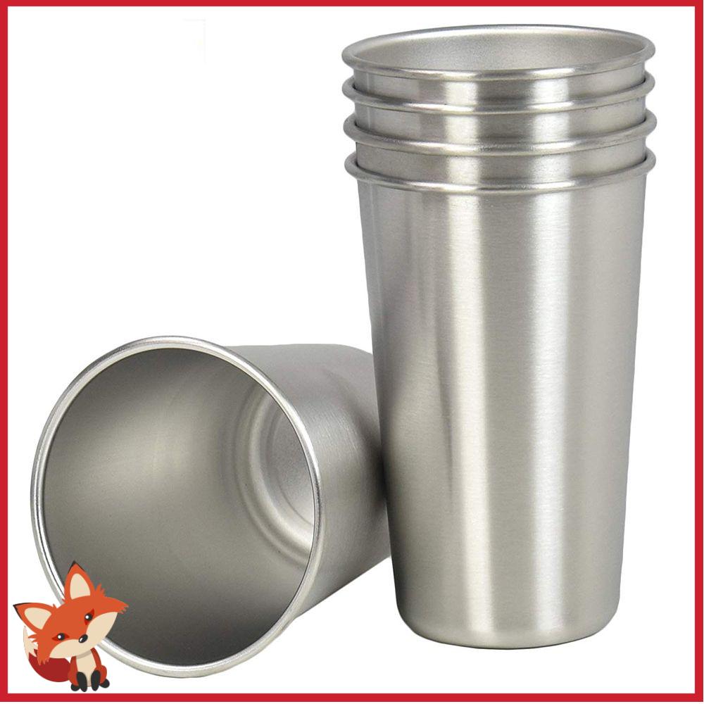 Cốc uống nước bằng thép không gỉ 304 dung tích 350/500ml dùng khi đi du lịch