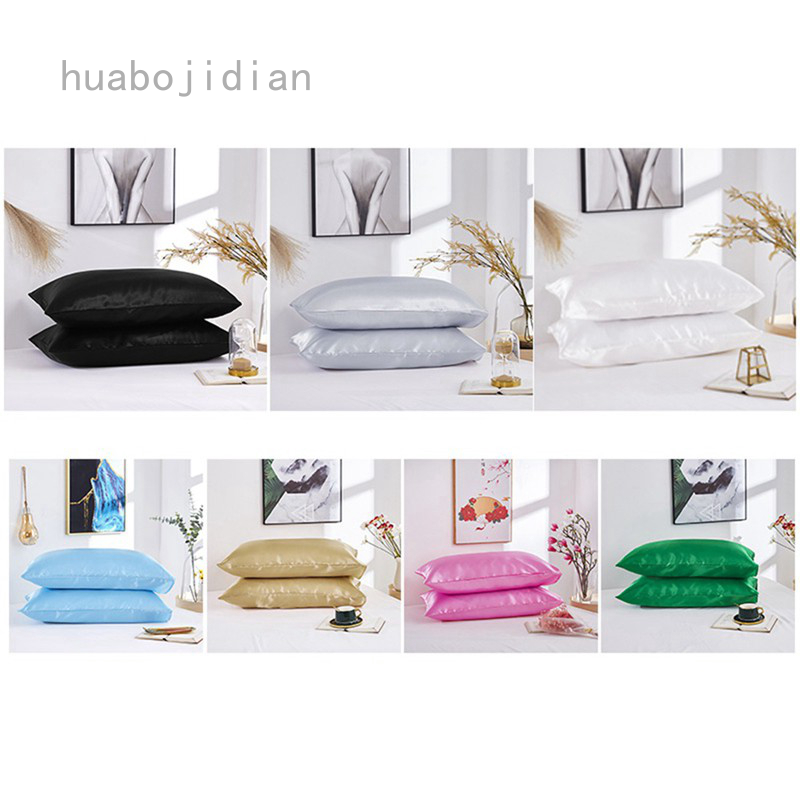 Bao Gối Đệm Vải Satin Trơn Đơn Giản Huabodian Wei69728