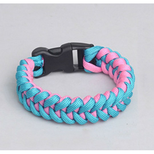 Vòng tay Paracord móc khóa nhựa