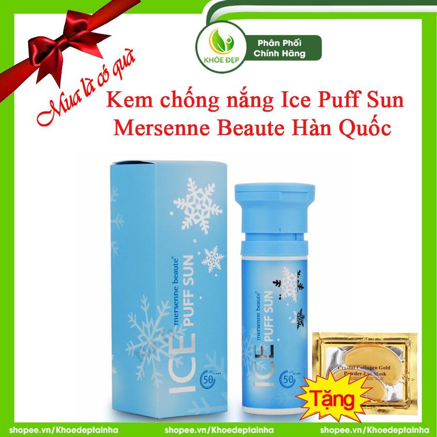 [ CHÍNH HÃNG ] Kem chống nắng ICE PUFF SUN MERSENNE BEAUTE Hàn Quốc 100ml