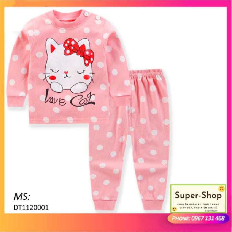 [XẢ HÀNG] Bộ quần áo trẻ em Super-Shop - Hàn Quốc version. Chất cotton siêu đẹp, siêu cute giá rẻ
