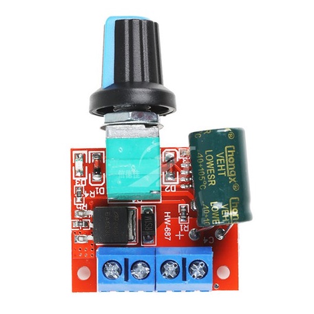 Bộ điều khiển tốc độ động cơ PWM DC Công tắc điều khiển tốc độ 5V-35V Chức năng chuyển đổi 5A Bộ điều chỉnh tốc độ LED