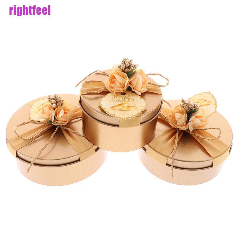 Hộp đựng kẹo / chocolate / quà tặng hình tròn dùng trang trí tiệc