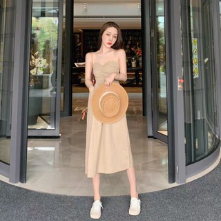 (L216) [Sẵn S] Đầm chiết eo hàng order (có ảnh thật ở cuối)