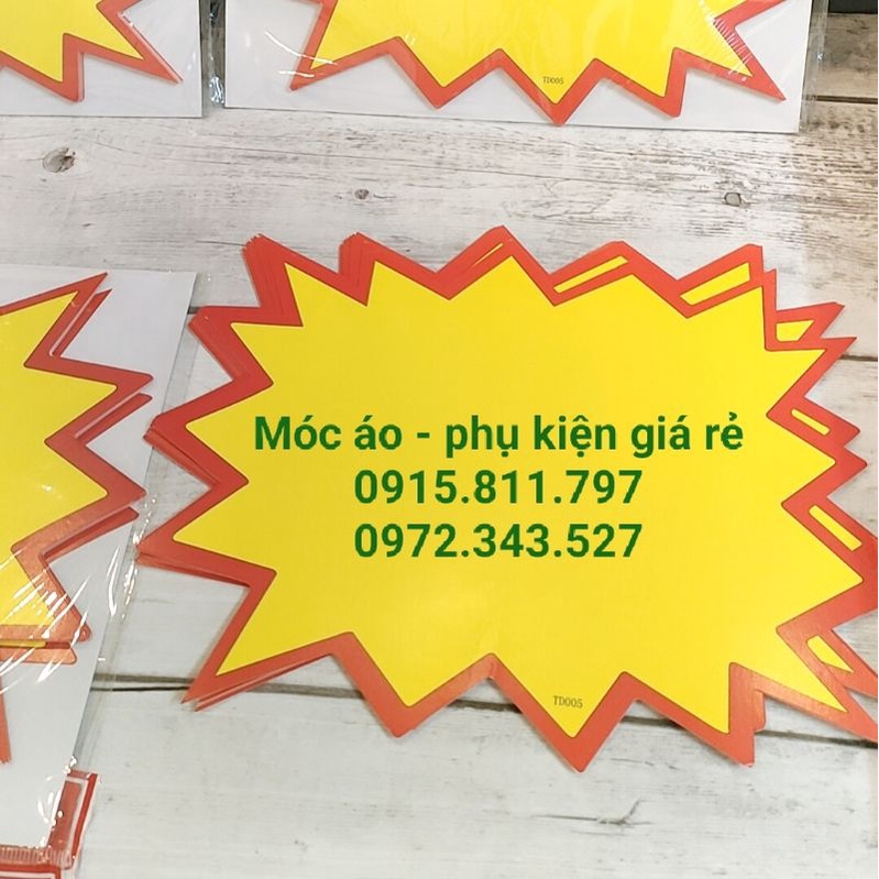 Túi 10 tờ giấy Sale vàng kích thước 24 x 20cm (combo 10 tờ) chuyên dùng cho shop,cửa hàng