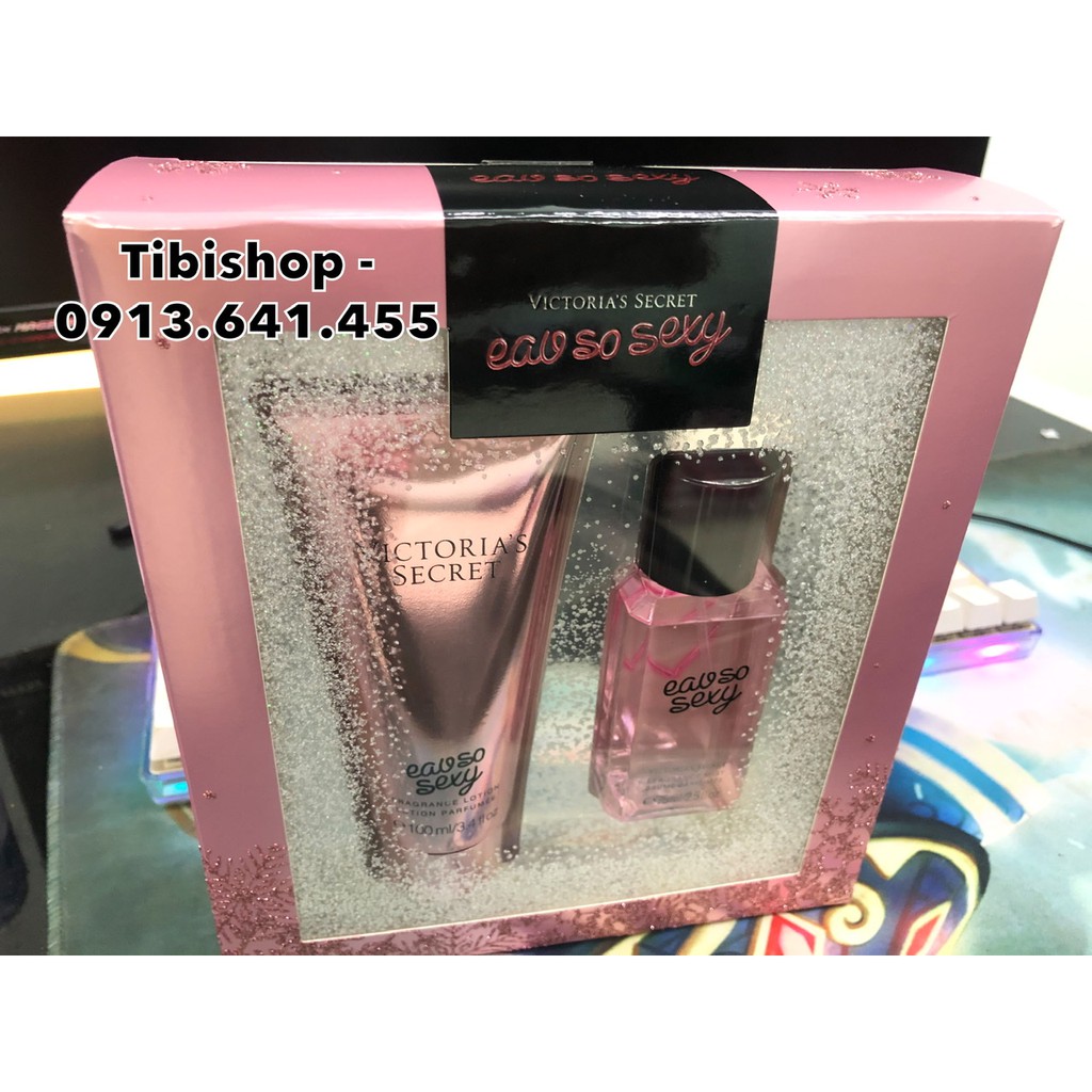 Bộ quà tặng Gift Set nước hoa + dưỡng thể Victoria Secret - EAU SO SEXY | BigBuy360 - bigbuy360.vn