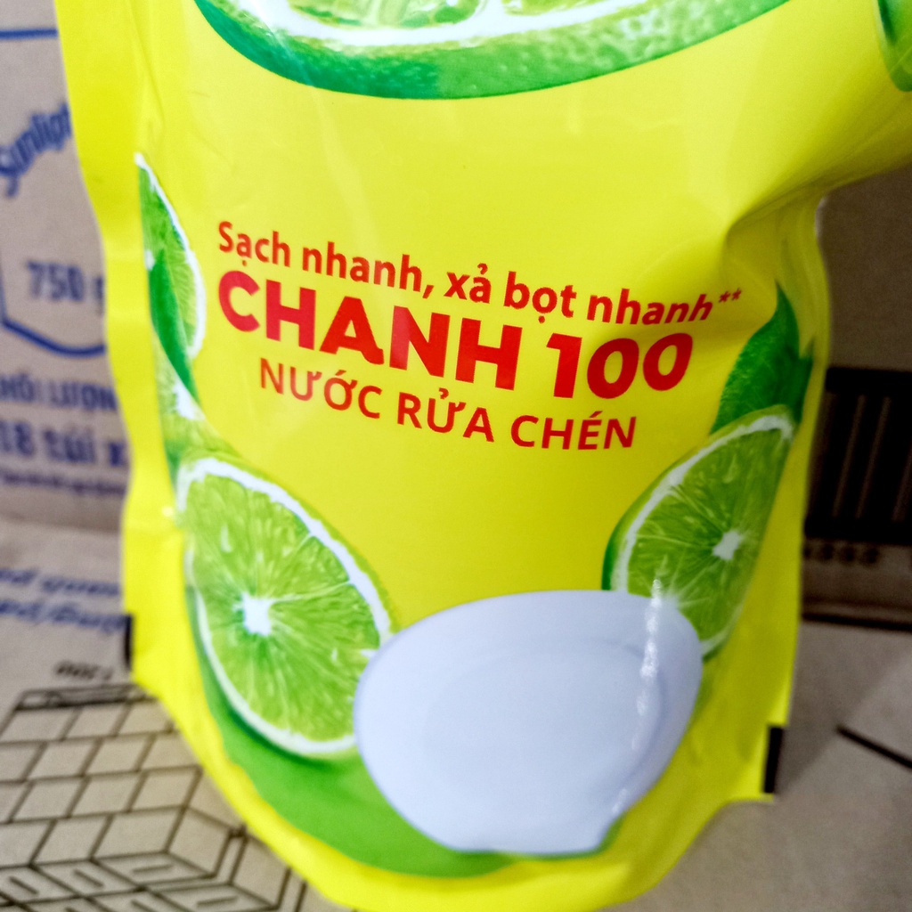 Nước rửa chén Sunlight túi 750g hương chanh tự nhiên