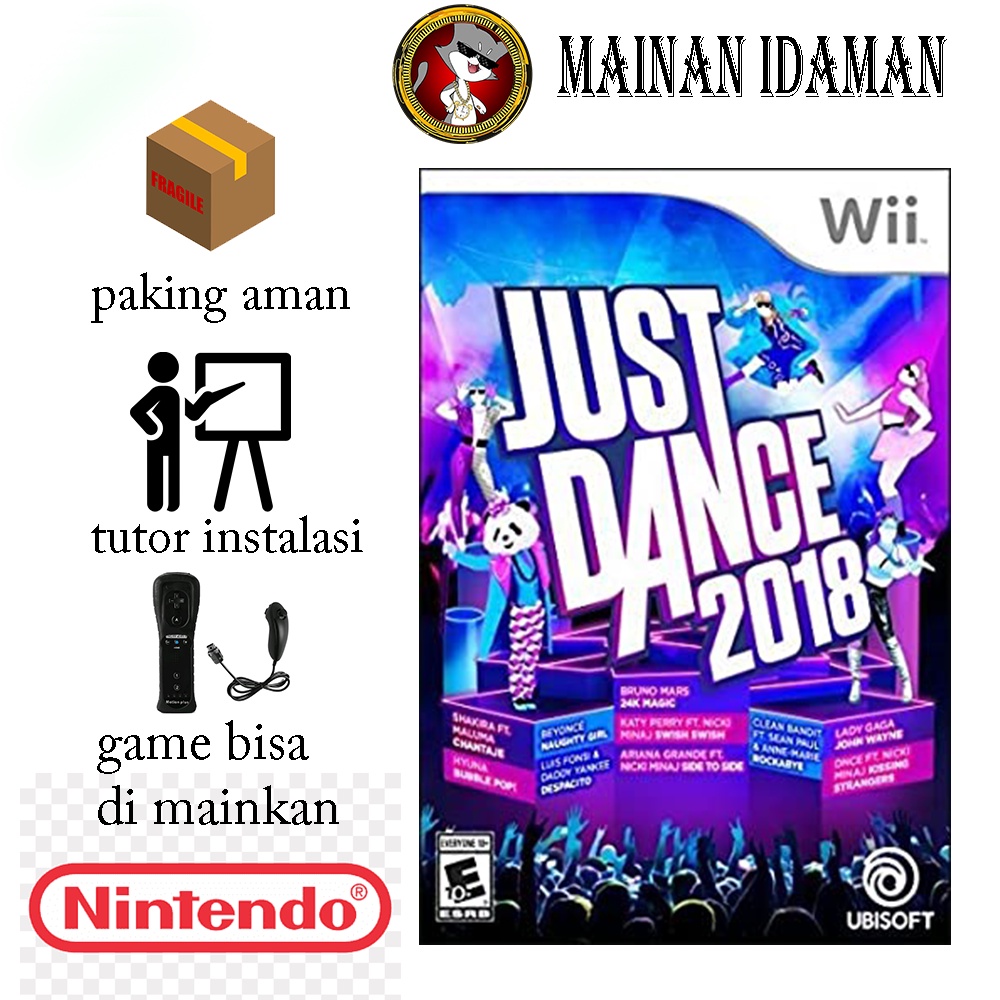 Nintendo Tay Cầm Chơi Game Nintendo Wii Just Dance 2018