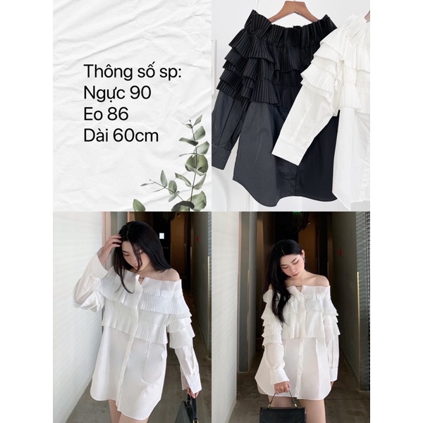 Áo Sơ Mi Cách Điệu Tầng