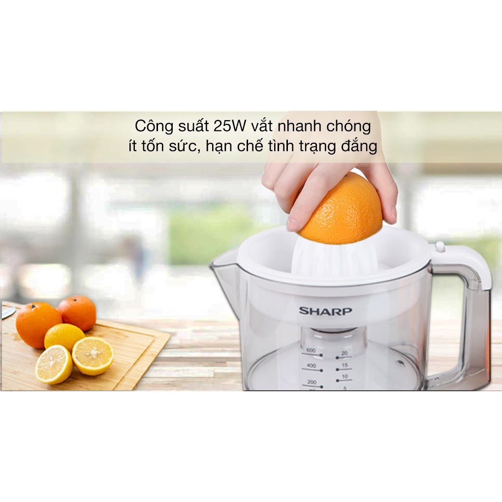 Máy vắt cam Sharp 25W EJ-J256-WH