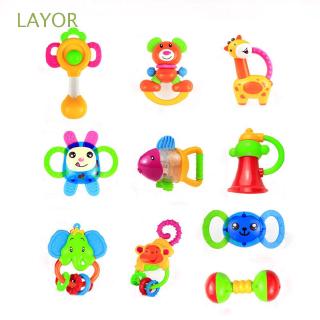 LAYOR Color Random Infant Gifts Rhythm Induction Early Education Music Shaking Rattles