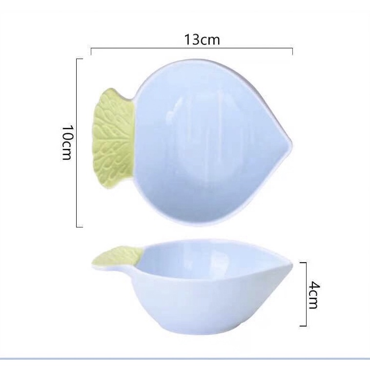 Bát gốm sứ ăn dặm, bát đĩa ăn dặm cho bé Củ Cải
