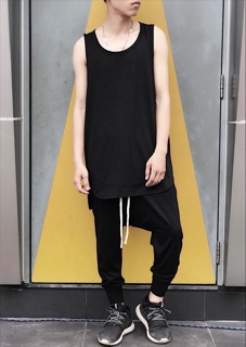 Áo tanktop layer màu đen