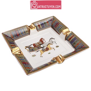 Gạt tàn xì gà gốm sứ cao cấp phong cách Châu Âu