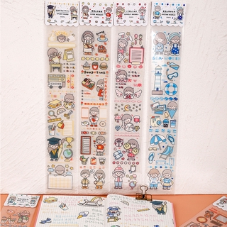 Hình dán họa tiết cô gái xinh xắn dùng trang trí điện thoại