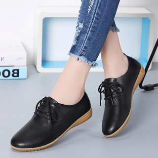 Giày da bò thiết kế thủ công thời trang cho nữ