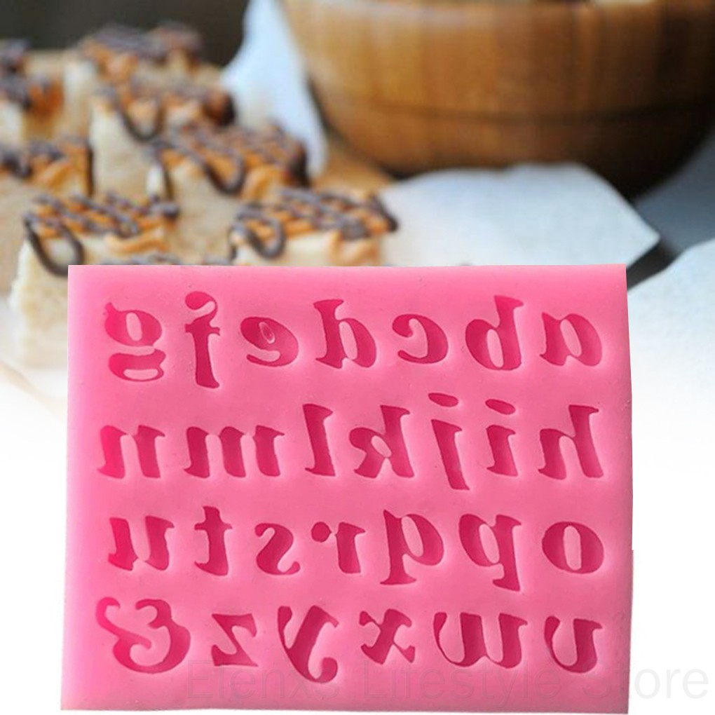 Khuôn Làm Bánh Kẹo Dạng Chữ Và Số Bằng Silicon Cao Cấp Tiện Dụng