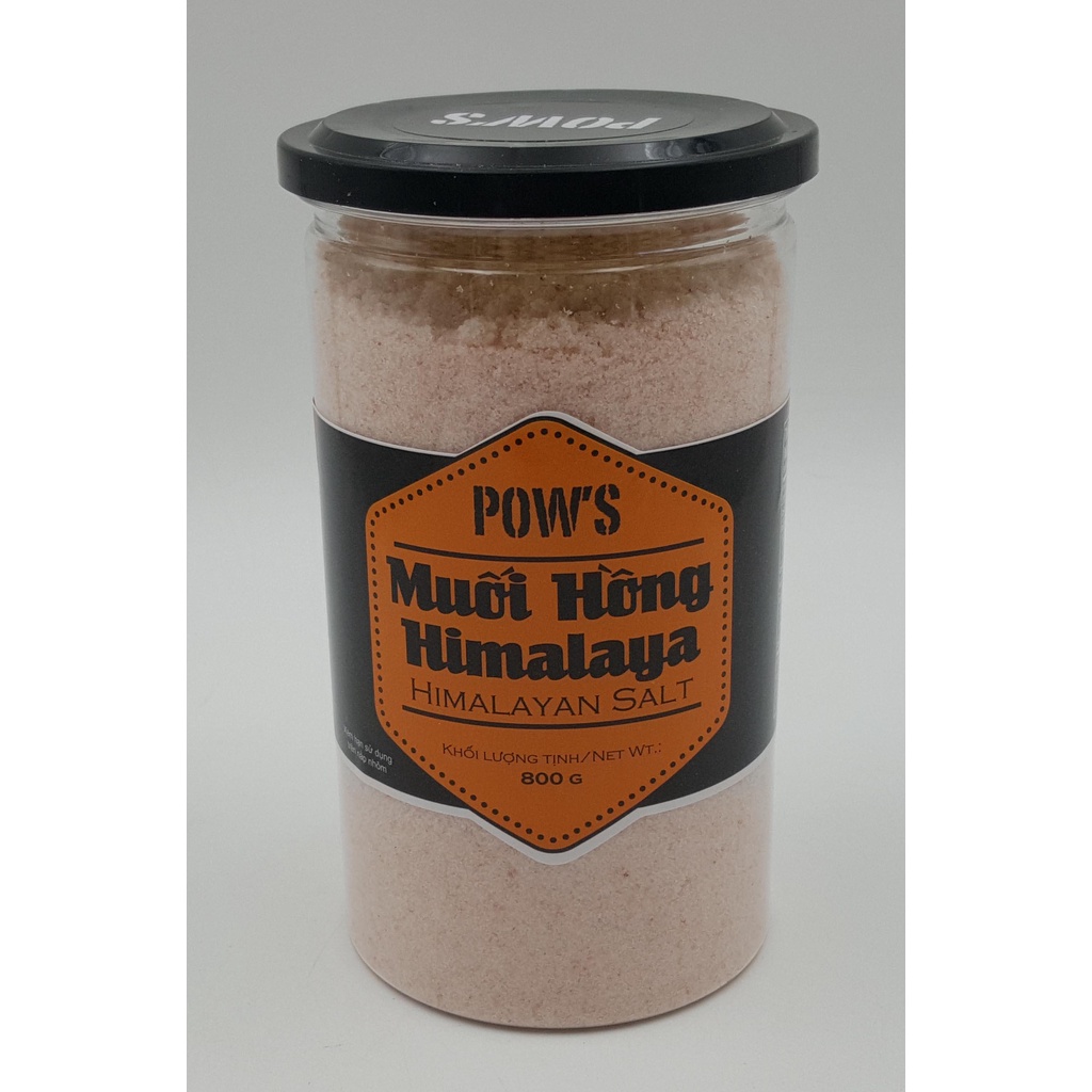 Muối Hồng Himalaya DSA hạt mịn  - POW'S Chính Hãng - Khối Lượng 1KG