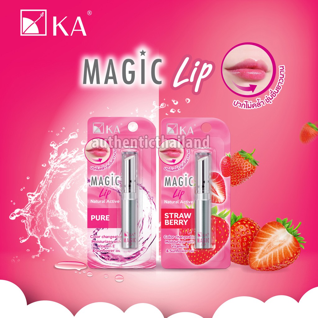 Son dưỡng có màu KA Magic Lip Natural Active 2.2g | BigBuy360 - bigbuy360.vn