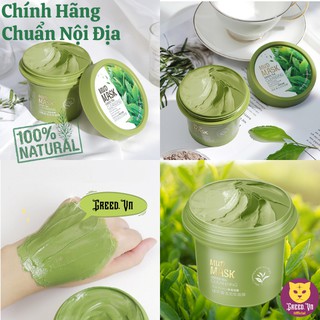[Nội Địa] Mặt Nạ Bùn Đất Sét Trà Xanh Matcha, Mặt Nạ Bùn Trà Xanh Fenyi Giảm Mụn Làm Sạch Lỗ Chân Lông Sáng Da 100g
