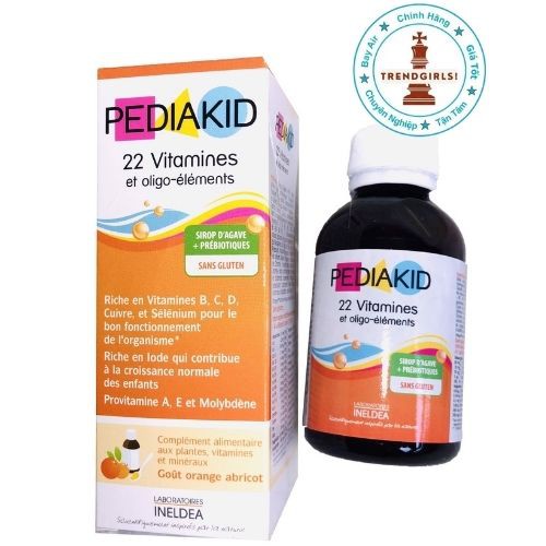 Vitamin tổng hợp Pediakid 22 Vitamins & Minerals, Pháp (125ml) tăng hấp thụ cho trẻ từ 6 tháng tuổi - Trend girls online