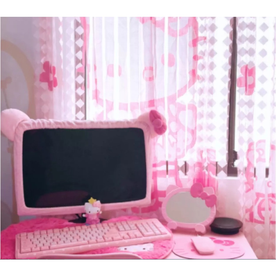 Vỏ bọc màn hình LCD hình Hello Kitty cho laptop/máy tính bàn | WebRaoVat - webraovat.net.vn