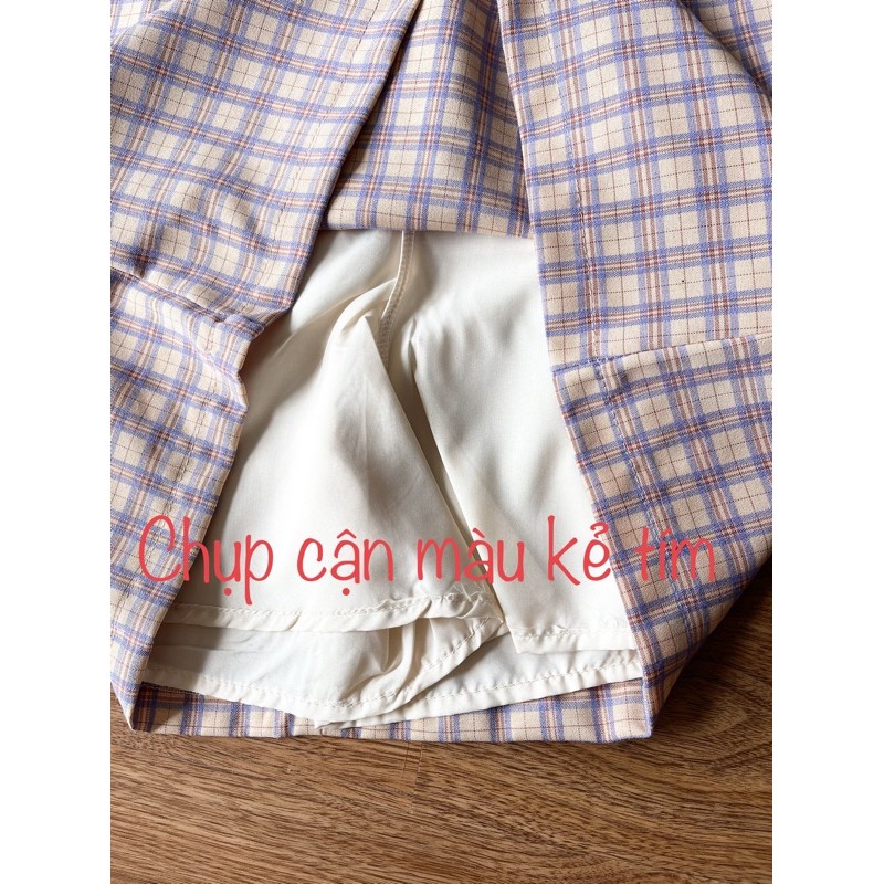 [Chân váy] [Chân váy chữ a] [Chân váy ngắn] Chân Váy Chữ A Công Sở Lưng Cao Kẻ Sọc Caro Thời Trang - Chân Váy Nữ MOMOTO | BigBuy360 - bigbuy360.vn