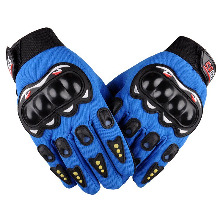 Găng tay phượt SPORTS đủ ngón chuyên xe máy mô tô Biker - Hàng đẹp và ngầu