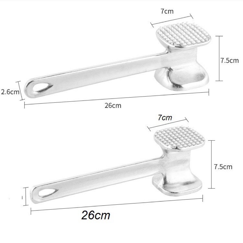 Búa đập thịt, búa dần thịt, đập đá, giã gừng tỏi sắt bằng hợp kim không rỉ