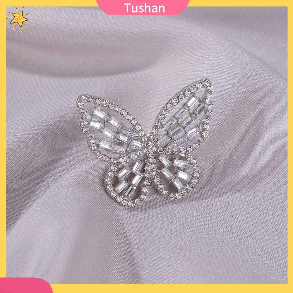 Nhẫn Hình Bướm Đính Đá Sang Trọng