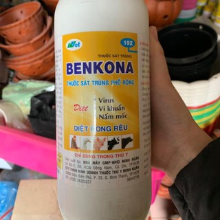 Thuốc diệt khuẩn Benkona,diệt vi khuẩn nấm mốc,phòng dịch bệnh 1Lít