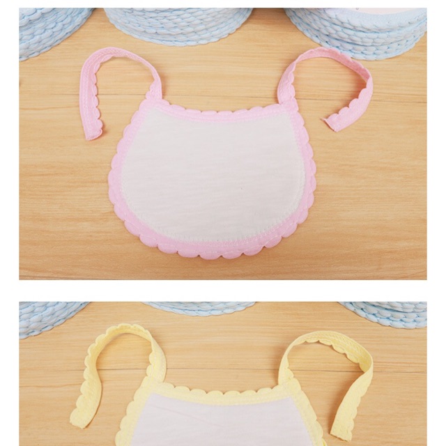 Yếm tròn buộc dây cho bé