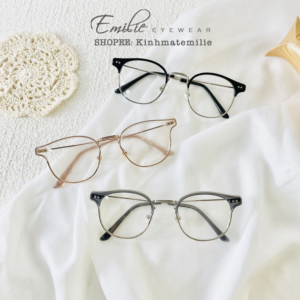 Gọng kính cao cấp Alio mảnh nhẹ chắc chắn Emilie eyewear