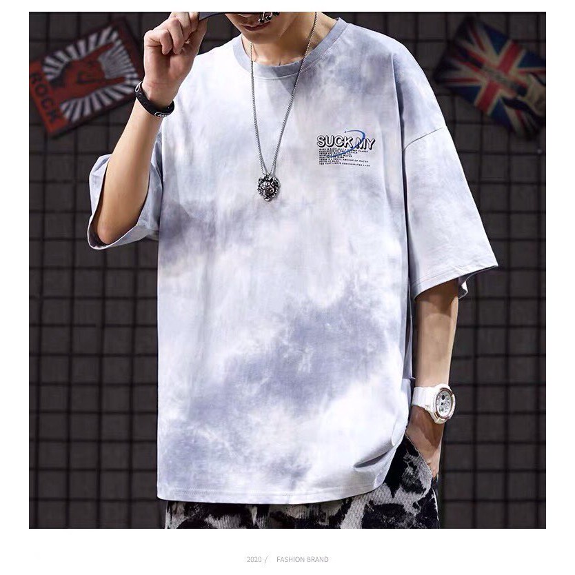 Áo thun nam nữ hot trend giới trẻ với màu sắc loang siêu hot | BigBuy360 - bigbuy360.vn