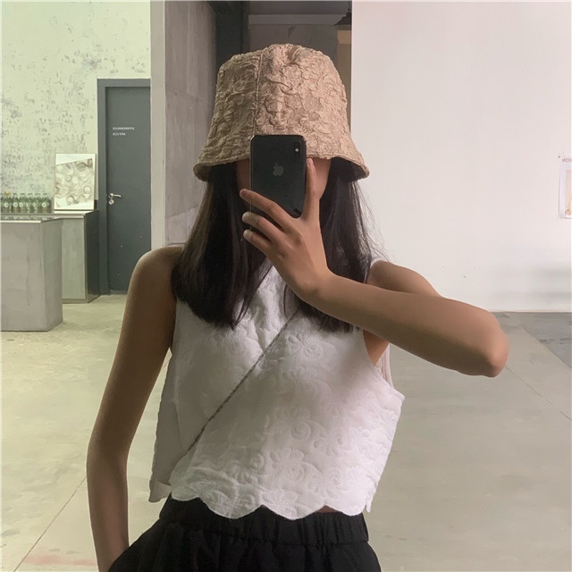 Nón Tai Bèo Màu Đen Thời Trang Xuân Thu Phong Cách Hàn Quốc Cá Tính Cho Nữ