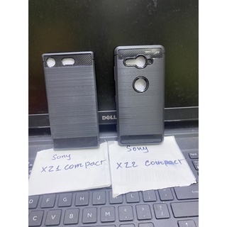 Ốp lưng Sony xperia XZ1 Compact , XZ2 Compact đen xịn vân nhôm thời trang .