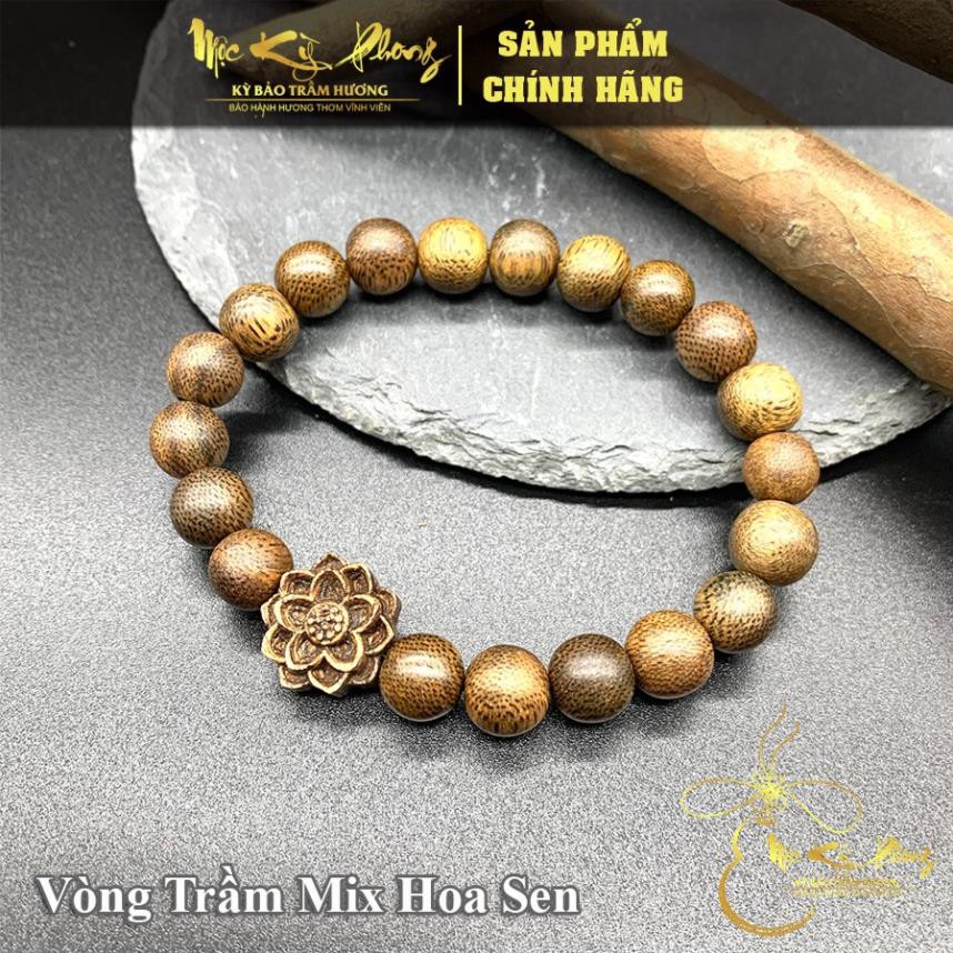 Vòng Tay Trầm Hương [Mộc Kỳ Phong] Nam Nữ Chuỗi 108 Hạt, Size 4mm, 6mm, 8mm, Vòng Tay Tự Nhiên Cao Cấp, Bảo Hành Mùi